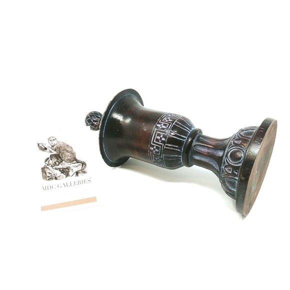 Decorative Finial Home Table Decor Geometric Pattern Vtg. Marked 2005 Meltech - Picture 4 of 7